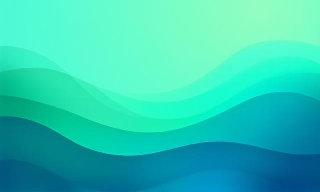 Abstract waves with gradient colors symbolizing energy flow